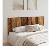 Headboard Old Wood 200 cm Wall-Mounted Slim Engineered Wood 80 cm H Rustic Style
