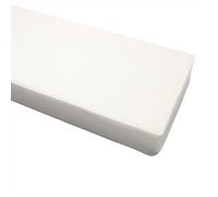 Headboard Pillow Cushion Custom Size Bed Mattress Gap Filler, Mattress Connector Close The Gap for Hotel, Detachable Armrest Cushion for Single/Double/King Bed,White