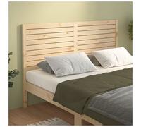 Headboard Rustic Solid Pine Panel 186x100 cm Natural Wood Easy Mount Sturdy Legs