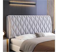 Headboard Slipcover, Full Dustproof Headboard Protector, Head Board Cover for Single/Double/King/Super King Size Bed, Washable(Size:190cm,Color:Light Gray)