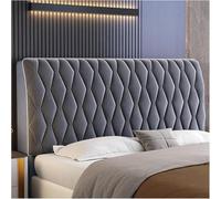 Headboard Slipcover, Full Dustproof Headboard Protector, Head Board Cover for Single/Double/King/Super King Size Bed, Washable(Size:150cm,Color:Dark Gray)