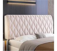 Headboard Slipcover, Full Dustproof Headboard Protector, Head Board Cover for Single/Double/King/Super King Size Bed, Washable(Size:160cm,Color:Beige)