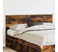 Headboard Smoked Oak 160 cm Engineered wood