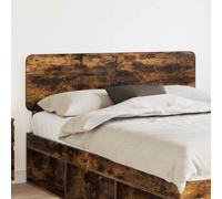 Headboard Smoked Oak 160 cm Engineered wood