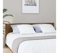 Headboard Smoked Oak 200 x 80 cm Engineered Wood Wall-Mount 1.5 cm Thick Durable