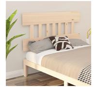 Headboard solid pine 203.5x81 cm natural finish rustic large bed frame panel UK
