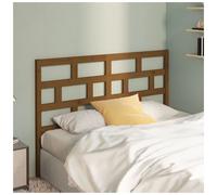 Headboard Solid Pine Honey Brown 166x100 cm Slatted Rustic Wall-Mounted Durable