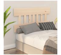 Headboard Solid Pine Natural 123.5x81cm Rustic Wooden Bed Backboard Quick Mounts