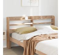 (natural, 145 x 16 x 82 cm) vidaXL Headboard with Shelves Bed Header Bed Headboard Solid Wood Pine