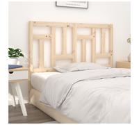 Headboard Solid Pine Natural 165.5x100 cm Rustic Wooden Bed Back Minimal Comfort