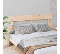 Headboard Solid Pine Natural 204x81cm Rustic Untreated Wooden Bed Large Panel UK