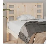Headboard Solid Pine Natural 96x100 cm Rustic Wooden Backrest Panel Compact 4cm