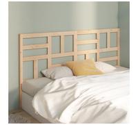 Headboard Solid Pine Natural Finish 186x104cm Rustic Minimalist Bedroom Panel UK