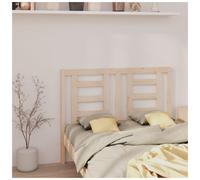 Headboard Solid Pine Slatted 146x100 cm Natural Finish Sturdy Easy Mount Rustic