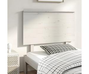 Headboard Solid Pine White 94x82.5cm Slim Primed Panel Ready to Paint Easy Mount