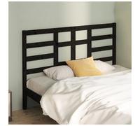 (black, 166 x 4 x 104 cm) vidaXL Bed Headboard Home Bedroom Decorative Bed Header Panel Solid Wood Pine