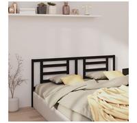(black, 206 x 4 x 100 cm) vidaXL Bed Headboard Bedroom Bed Header Decorative Headboard Solid Wood Pine