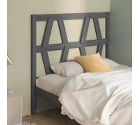 Headboard Solid Pine Wood Brown 96x4x100 cm Rustic Bed Backrest Full Support