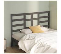 (grey, 126 x 4 x 104 cm) vidaXL Bed Headboard Home Bedroom Decorative Bed Header Panel Solid Wood Pine
