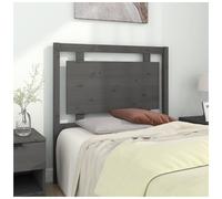 Headboard Solid Pine Wood Grey 95.5x100 cm Rustic Modern Panel Bed Backrest Head