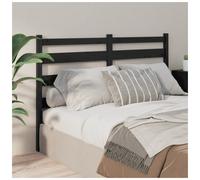(black, 146 x 4 x 100 cm) vidaXL Bed Headboard Bedroom Bed Header Decorative Headboard Solid Wood Pine