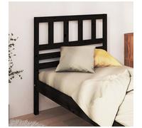 (black, 96 x 4 x 100 cm) vidaXL Bed Headboard Bedroom Bed Header Decorative Headboard Solid Wood Pine