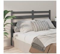 (grey, 146 x 4 x 100 cm) vidaXL Bed Headboard Bedroom Bed Header Decorative Headboard Solid Wood Pine