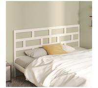 (white, 206 x 4 x 100 cm) vidaXL Bed Headboard Bedroom Bed Header Decorative Headboard Solid Wood Pine