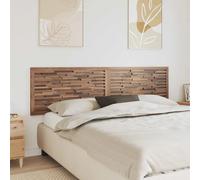 Bed Headboard Wall-mounted Natural Solid Teak Wood Decor Bedroom Wooden vidaXL