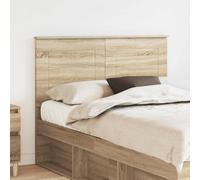 Headboard Sonoma Oak 138x7x100cm Engineered Wood Wall-Mounted Adjustable Minimal