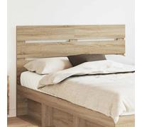Headboard Sonoma Oak 153x3x100cm Engineered Wood Modern Rectangular EasyCleanNow
