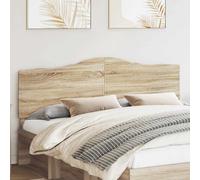 Headboard Sonoma Oak 183x3x100cm Engineered Wood Modern Minimalist Finished Back