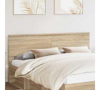 Headboard Sonoma Oak 183x90cm Engineered Wood Modern Rectangular Panel Slim 3cm