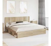 vidaXL Headboard Sonoma Oak PB
