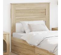 Headboard Sonoma Oak 78x7x100cm Engineered Wood Minimalist Modern Sl esigner