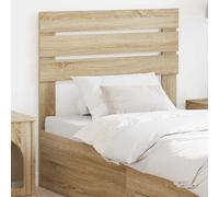Headboard Sonoma Oak 90cm Engineered Wood Rectangular 93x3x100cm Modern Minimal