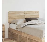 Headboard Sonoma Oak Engineered Wood 138x3x90cm Minimal Slim Wall-Mounted Cozy
