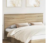Headboard Sonoma Oak Engineered Wood 183x7x100cm Adjustable Wall-Mount Bedframe