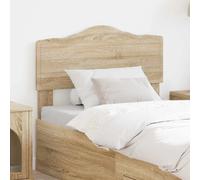 Headboard Sonoma Oak Engineered Wood 93x3x90cm Modern Rectangular Sl esigns
