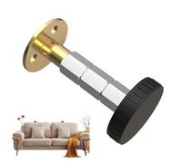 Headboard Stopper for Wall - Threaded Wall Protection, Anti-Vibration Furniture Stopper, Adjustable Bed Frame Support Buffer for Guest Room, Children's Dorm, Seniors, Student Apartments