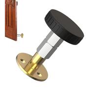 Headboard Stopper for Wall - Threaded Wall Protection, Anti-Vibration Furniture Stopper, Adjustable Bed Frame Support Buffer for Guest Room, Children's Dorm, Seniors, Student Apartments