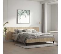 Headboard Wall-Mounted Sonoma Oak 240cm Engineered Wood Slim Panel Minimal 80cm