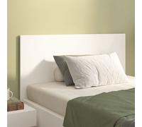 Headboard Wall-Mounted White 120cm x 1.5cm x 80cm Engineered Wood Panel Minimal