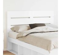 Headboard White 153x3x100cm Engineered Wood Modern Rectangular Panel Minimalist