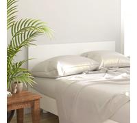 Headboard White 160x80 cm Engineered Wood Classic Bedroom Decorative Panel Style