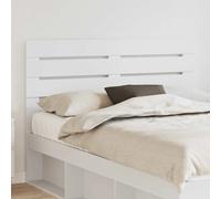 Headboard White 163x3x100cm Engineered Wood Modern Rectangular Sleek Minimalists