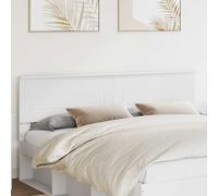 Headboard White 180 cm Engineered wood