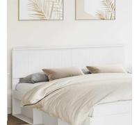 Headboard White 183x7x90cm Engineered Wood Modern Rectangular Sleek Panel Simple