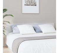 Headboard White 200cm Engineered Wood Slim 1.5cm x 80cm Wall-Mount Modern Chic.