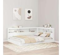 Storage Headboard with Shelf with Headboard Engineered Wood Modern vidaXL